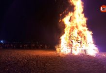 Más de 60.000 personas disfrutaron en Panxón de la noche mágica de San Xoán