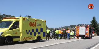 Excarcelado un conductor en Vincios tras una salida de vía
