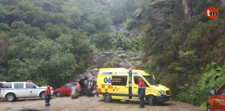 Rescatado un vigués que se precipitó por un barranco en As Pozas de Mougás