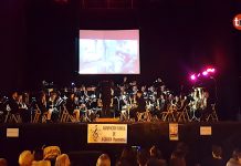 De cine, así fue el concertó de la Agrupación Musical de A Guarda