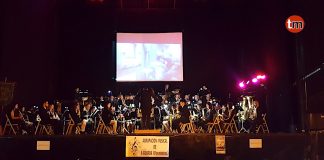 De cine, así fue el concertó de la Agrupación Musical de A Guarda