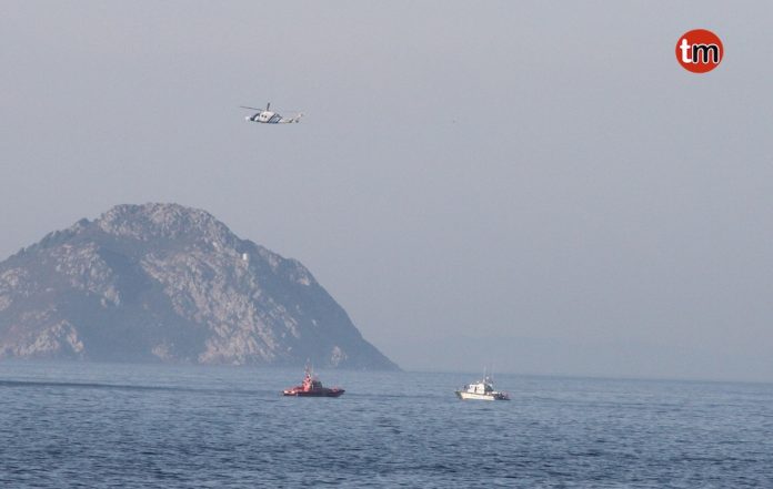 falsa_alarma_carallons Una falsa alarma de una persona desaparecida moviliza a Salvamento Marítimo en la costa de Baredo