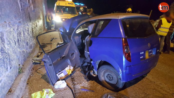 accidente_coche_sin_carneet_tomino Herido un septuagenario al chocar con su coche sin carnet con otro vehículo en Tomiño