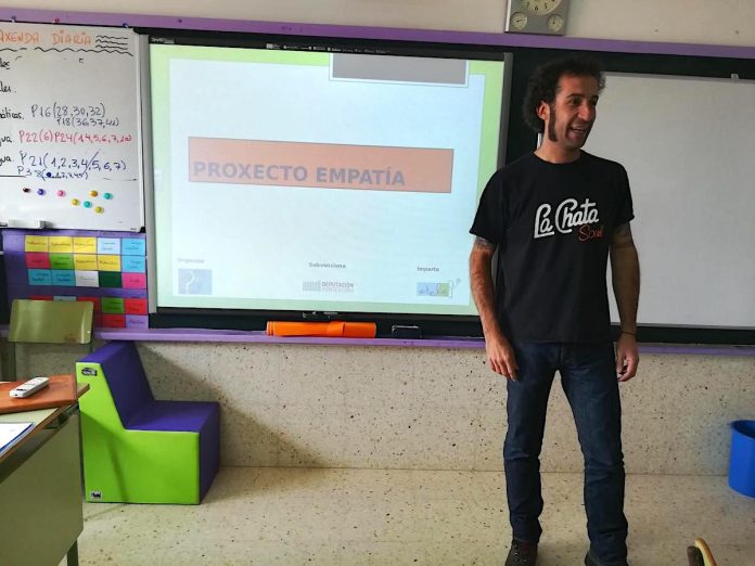alumnado_aguarda_proxecto_empatia Alumnos de A Guarda participan en talleres contra la Violencia de Género