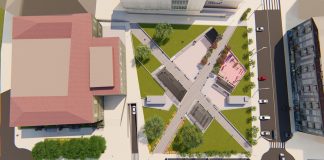 La trasera del Área Panorámica será una zona verde con un parking subterráneo para 300 vehículos