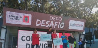 O gondomareño Brais Misa e a rosaleira Ariana González, campións do “Depo Desafío 2018”