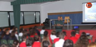 Alumnos del colegio Estudio reciben charlas formativas de la Guardia Civil contra los incendios forestales