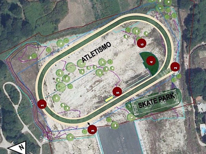 Porto do Molle contará con una pista de atletismo y un parque de Skate