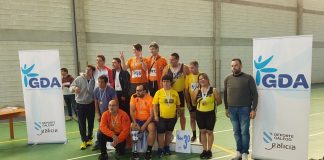 Atletas del San Xerome participan en el I Trofeo Concello de Tomiño de Remoergómetro
