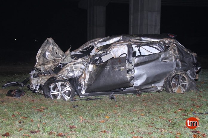 accidente_vigues_valença Fallece un vigués de 42 años tras caer con su coche desde un viaducto de 20 metros en Valença