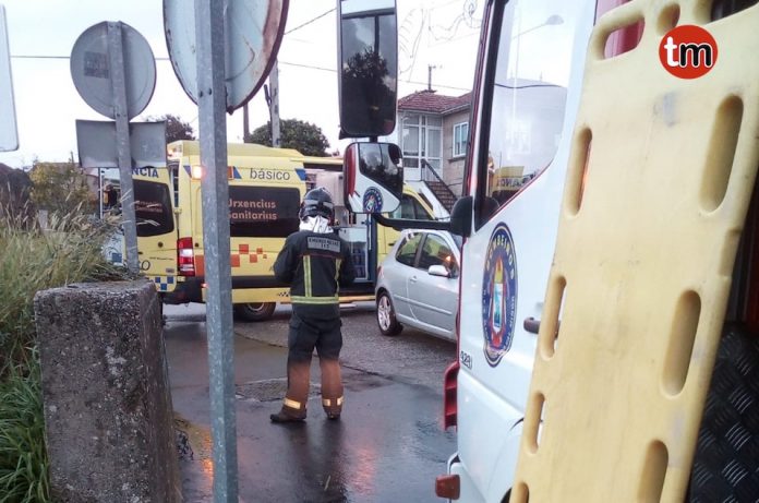 Herido un peatón tras un atropello en Nigrán