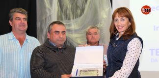 La Federación Galega de Bolos reconoce la labor de Telemariñas en la difusión del Bolo Celta