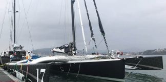 Cuatro barcos de la Ruta del Ron se refugian en el Monte Real Club de Yates de Baiona