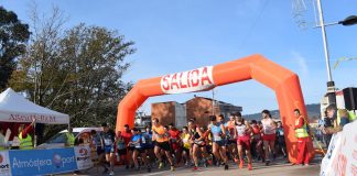 Más de 200 atletas participaron en la I Carrera de la Navidad de Tomiño