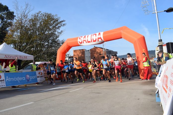 Más de 200 atletas participaron en la I Carrera de la Navidad de Tomiño