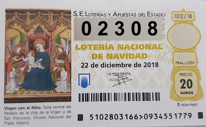 Lotería de Navidad 2018: Quinto premio 02.308