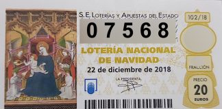 El 07.568 está dotado con 6.000 euros al décimo.