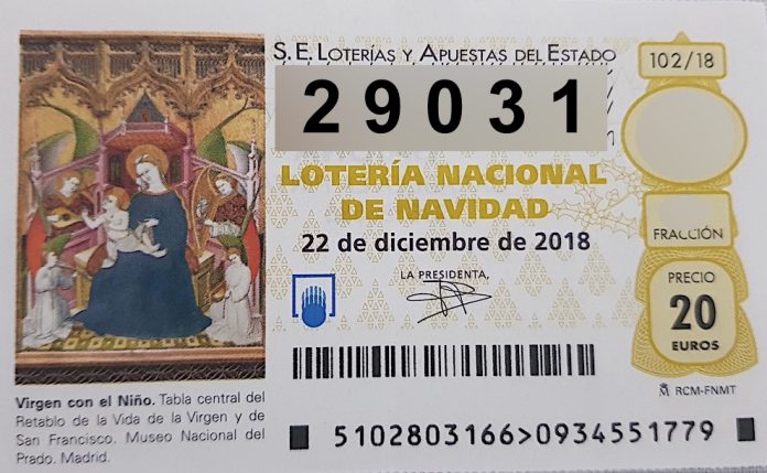 El 29.031 está dotado con 6.000 euros al décimo.