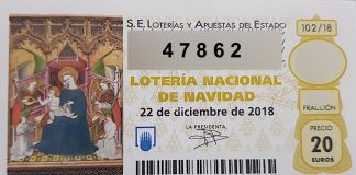 El 47.862 está dotado con 6.000 euros al décimo.