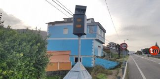 Sabotaje con pintadas contra el radar de Mougás