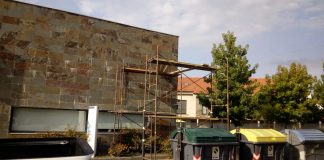 Nigrán impermeabiliza la cubierta de la escuela infantil “A Galiña azul”