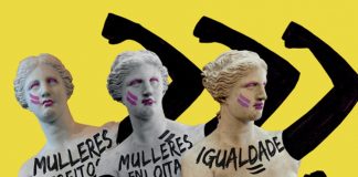 Se presenta en Baiona el libro “Oito olladas sobre a folga feminista do 8 de marzo"