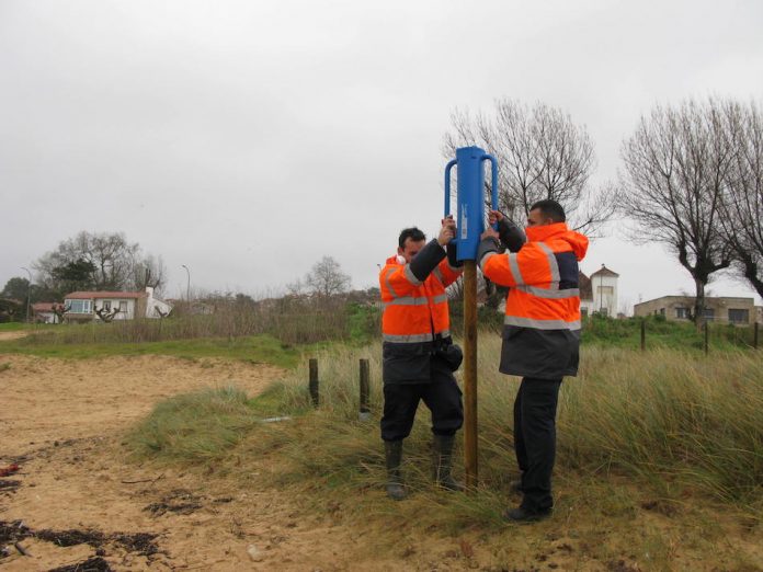 Renuevan el cercado perimetral del espacio dunar de playa América-Panxón