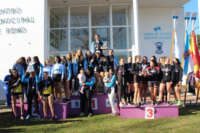 Dos oros y una de plata para el Club Remo do Miño en la “XXXIX Regata Miño Internacional”