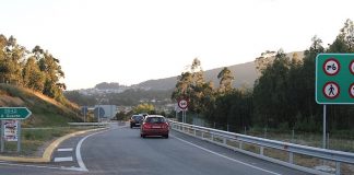 El vial de Goián-A Guarda pasa de 100 a 90 km/h