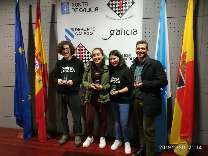 Gran exito do Xadrez Laroca no campionato provincial