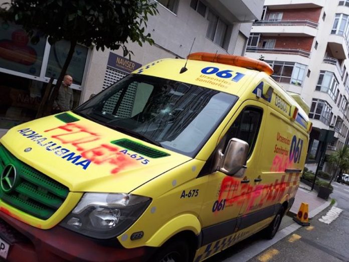 ambulancia daños baiona