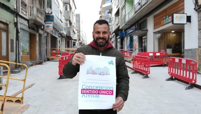 Anxo Baz, BNG A Guarda