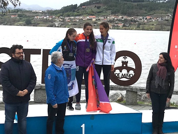Plata y bronce para el Club Remo do Miño de Tui en el Campeonato de España de Fondo