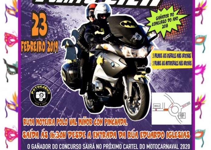 V Moto Carnaval “A Cento Cien” por las carreteras de O Val Miñor