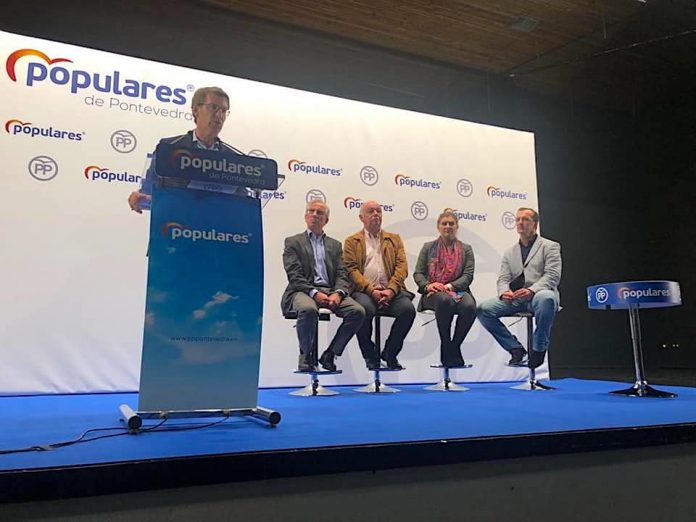 Rueda confía en que o traballo dos candidatos de Baiona, Gondomar e Nigrán se traduza nun gran resultado o 26-M