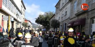 900 escolares llenan de color las calles de Gondomar