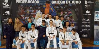 Dos oros, dos platas y cuatro bronces para el C.D. Baixo Miño en el campeonato gallego de judo