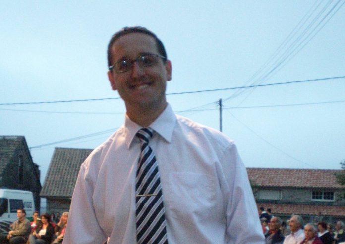 Javier Domínguez Millán, director de la Agrupación Musical de Belesar