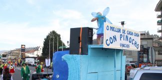 Fiesta de despedida del Carnaval en Borreiros