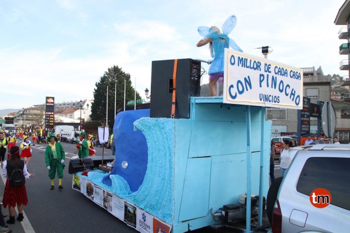 Fiesta de despedida del Carnaval en Borreiros