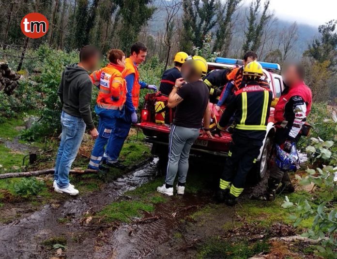 rescatado_motorista_monte_galineiro El GES rescata gracias al Whatsapp a un motorista que practicaba deporte en el Monte Galiñeiro