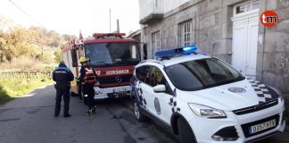 Rescatan a un octogenario con síntomas de hipotermia que se cayó al río Miñor en Mañufe