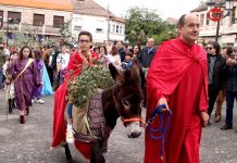 Gondomar arranca la Semana Santa con el Domingo de Ramos y la Procesión de la Borriquita borriquita