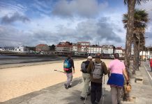Pino propone que se reconozcan oficialmente las variantes del Camino Portugués a su paso por Nigrán