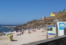 Los arenales de Baiona ponen fin a la temporada de verano con el remate del servicio de socorrismo