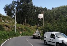 Un enganche ilegal deja sin luz pública a Baíña