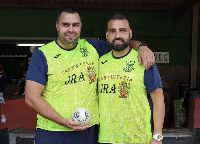 Diego y Abraham de bolos Sobreiro de Gondomar