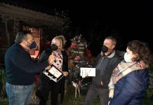 “A Lonquexa do Gañán” gana el primer premio de decoración de Navidad del Concello de Gondomar