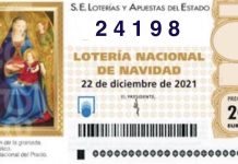 Lotería de Navidad 2021: Quinto premio 24198