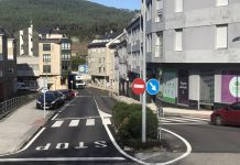 A Guarda asfalta varias calles del municipio